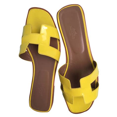 sandale hermes jaune|hermes sandals sale.